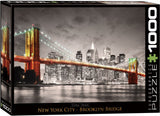New York City Brooklyn Bridge 1000 Piece Jigsaw Puzzle by Eurographics - Eurographics - Jigsaw Puzzles - The Puzzle Center - 