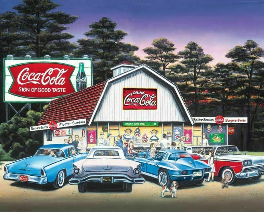 Coca Cola Truck Springbok's 1500 Piece Jigsaw Puzzle Home For