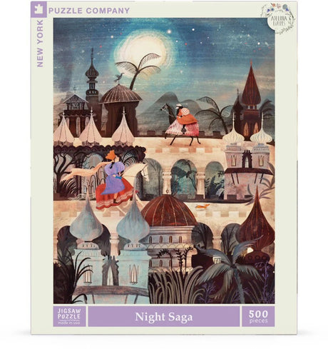 Night Saga 500 Piece Jigsaw Puzzle | New York Puzzle Company - Jigsaw Puzzles - The Puzzle Center