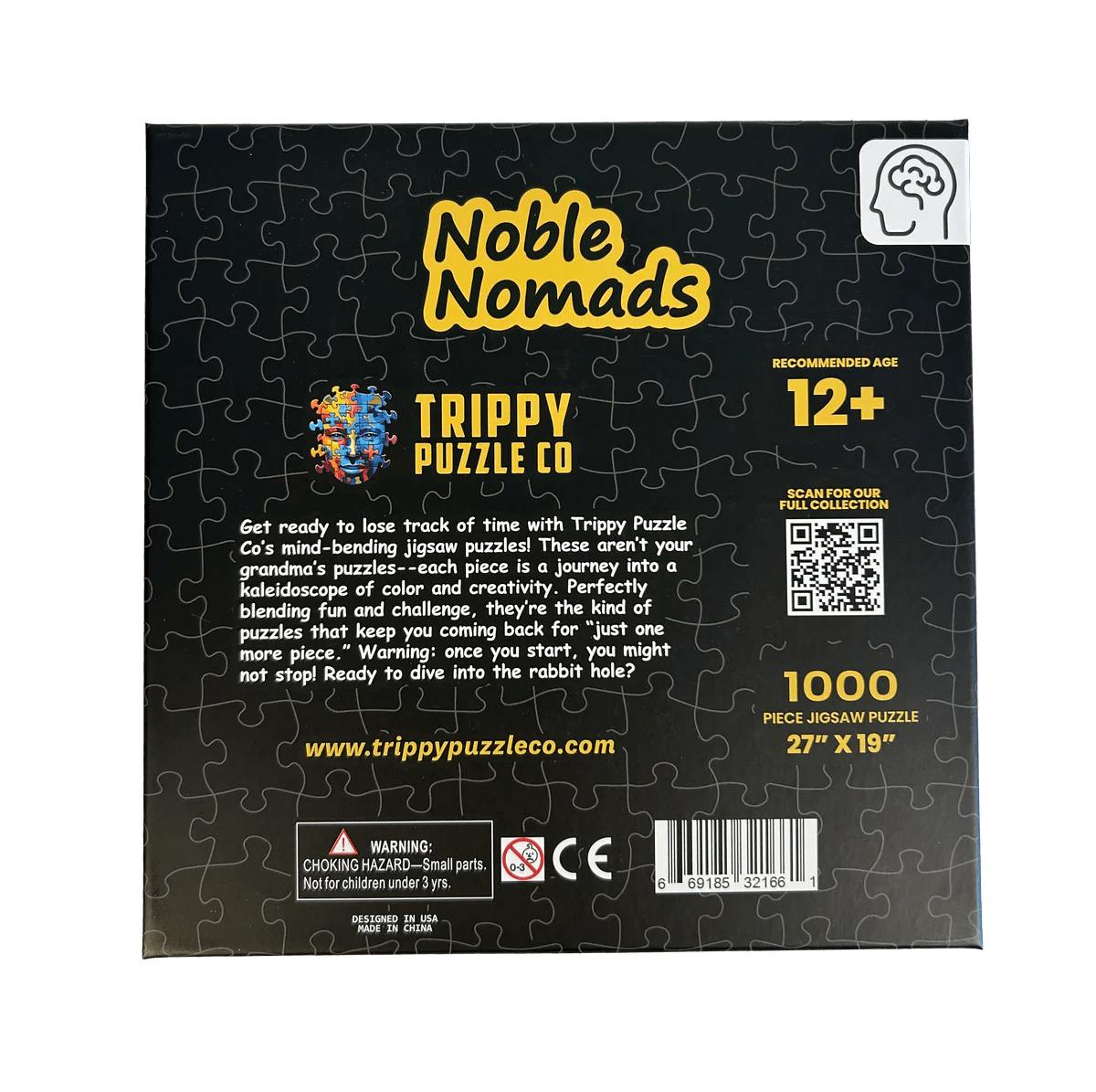 Noble Nomads Stained Glass 1000 Piece Jigsaw Puzzle | Trippy Puzzle Co - Jigsaw Puzzles - The Puzzle Center