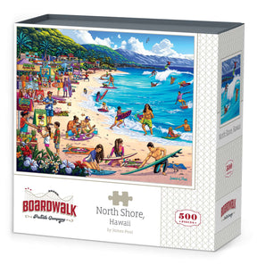 North Shore, Hawaii 500 Piece Jigsaw Puzzle by Boardwalk Puzzle Company - Boardwalk - Jigsaw Puzzles - The Puzzle Center