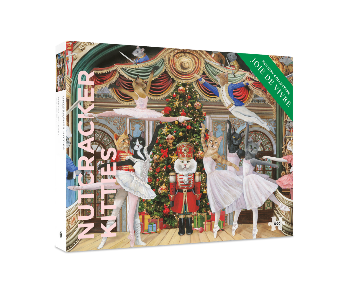 Nutcracker Kitties 1000 Piece Jigsaw Puzzle | Pomegranate - Jigsaw Puzzles - The Puzzle Center