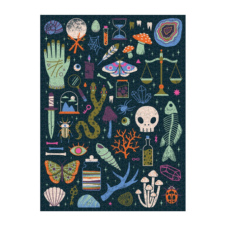Occult and Curious 1000 Piece Glow in the Dark Puzzle | Galison - Jigsaw Puzzles - The Puzzle Center