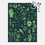 Occult and Curious 1000 Piece Glow in the Dark Puzzle | Galison