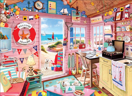 Ocean Cottage by Ray Powers 1000 Piece Jigsaw Puzzle by Eurographics - Eurographics - Jigsaw Puzzles - The Puzzle Center