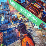 Old Western Town 500 Piece Jigsaw Puzzle by Springbok Puzzles - Springbok Puzzles - Jigsaw Puzzles - The Puzzle Center