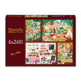 Olivia Gibbs 4 x 260 Pieces Jigsaw Puzzles | Magnolia - Jigsaw Puzzles - The Puzzle Center