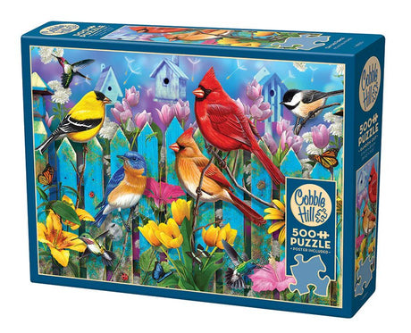On the Fence 500 Piece Puzzle by Cobble Hill Puzzles - Cobble Hill Puzzles - Jigsaw Puzzles - The Puzzle Center