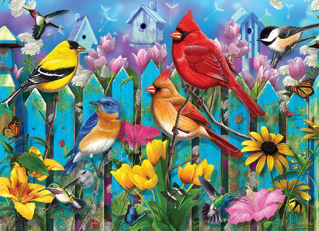 On the Fence 500 Piece Puzzle by Cobble Hill Puzzles - Cobble Hill Puzzles - Jigsaw Puzzles - The Puzzle Center