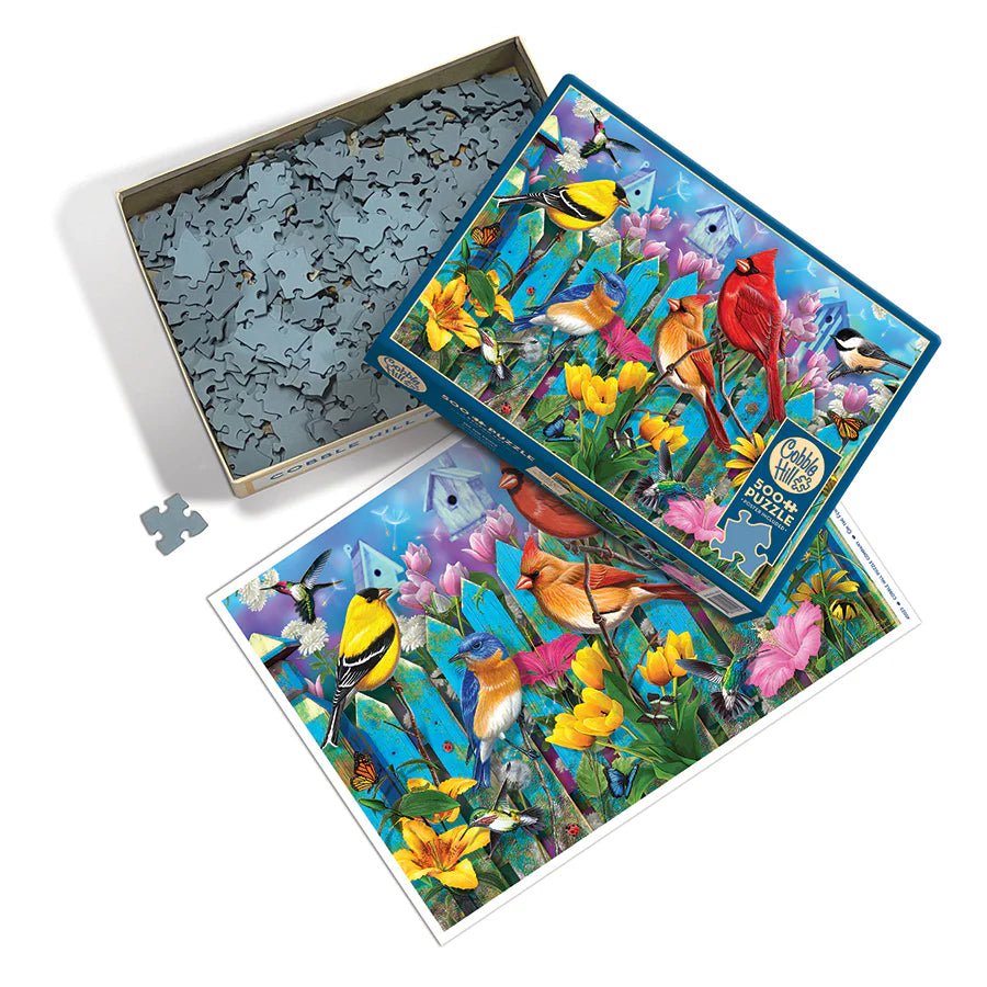 On the Fence 500 Piece Puzzle by Cobble Hill Puzzles - Cobble Hill Puzzles - Jigsaw Puzzles - The Puzzle Center