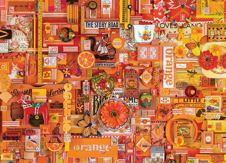Orange 1000 Piece Puzzle by Cobble Hill Puzzles - Cobble Hill Puzzles - Jigsaw Puzzles - The Puzzle Center