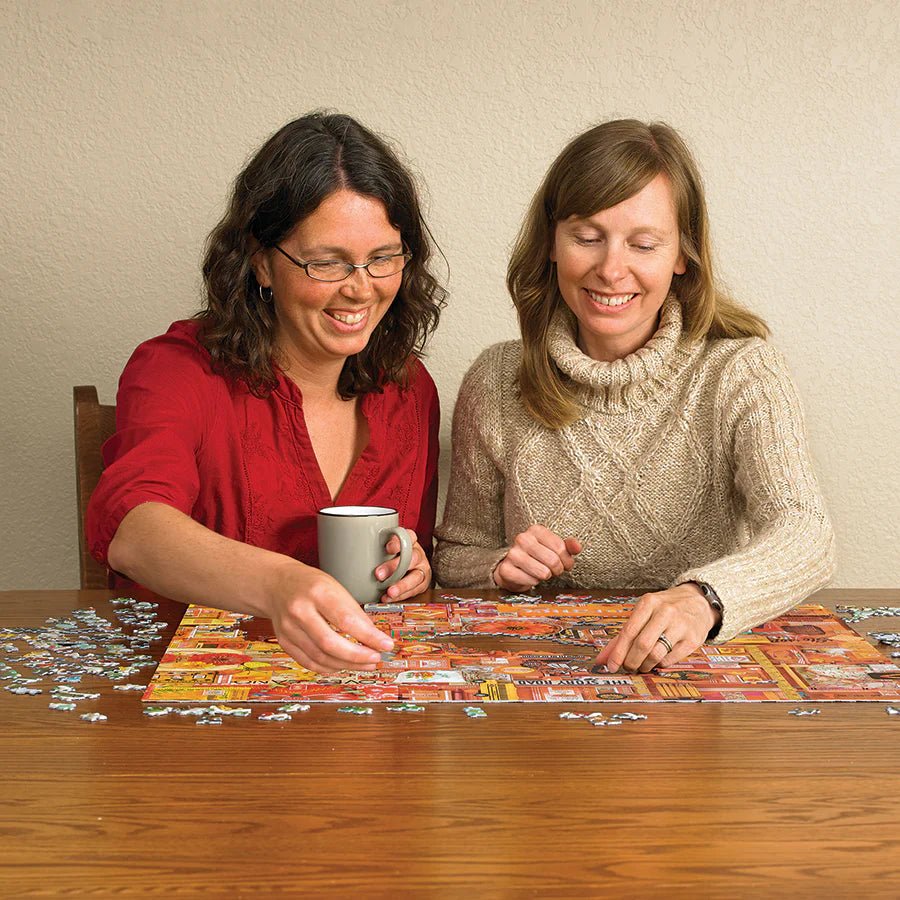 Orange 1000 Piece Puzzle by Cobble Hill Puzzles - Cobble Hill Puzzles - Jigsaw Puzzles - The Puzzle Center