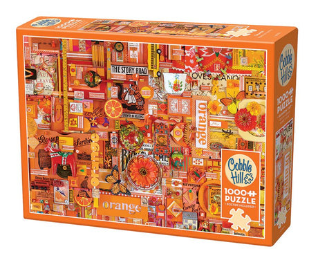 Orange 1000 Piece Puzzle by Cobble Hill Puzzles - Cobble Hill Puzzles - Jigsaw Puzzles - The Puzzle Center