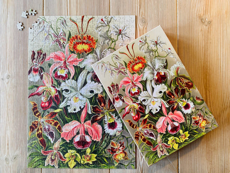 Orchids 500 Piece Jigsaw Puzzle | Penny Puzzle - Jigsaw Puzzles - The Puzzle Center