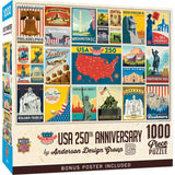 Vintage Posters - USA 250th Anniversary 1000 Piece Jigsaw Puzzle | Masterpieces