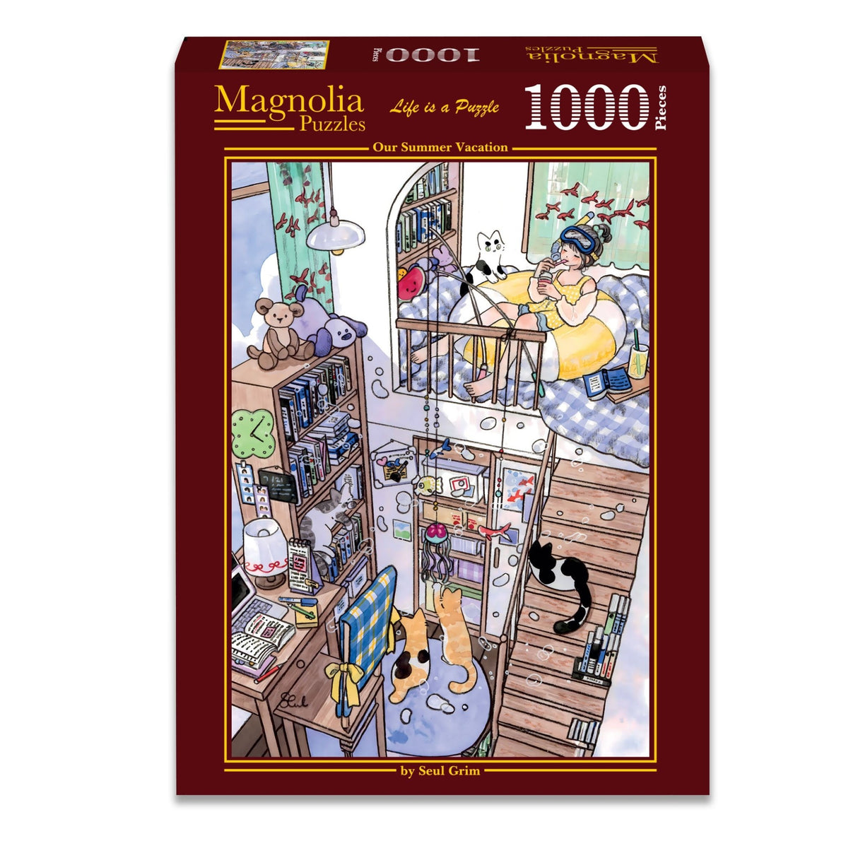 Our Summer Vacation 1000 Piece Jigsaw Puzzle | Magnolia - Jigsaw Puzzles - The Puzzle Center