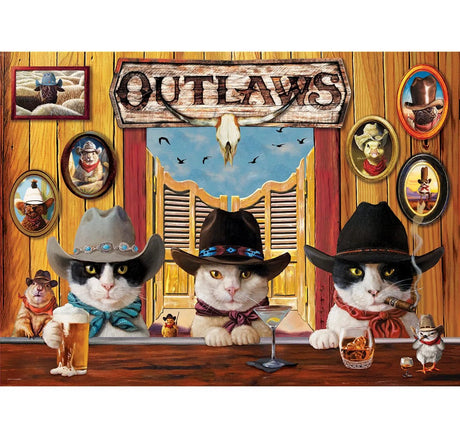 Outlaws 500 Piece Jigsaw Puzzle | Eurographics - Jigsaw Puzzles - The Puzzle Center