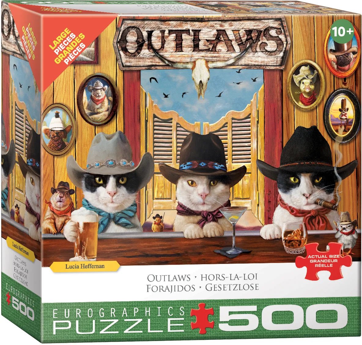 Outlaws 500 Piece Jigsaw Puzzle | Eurographics - Jigsaw Puzzles - The Puzzle Center