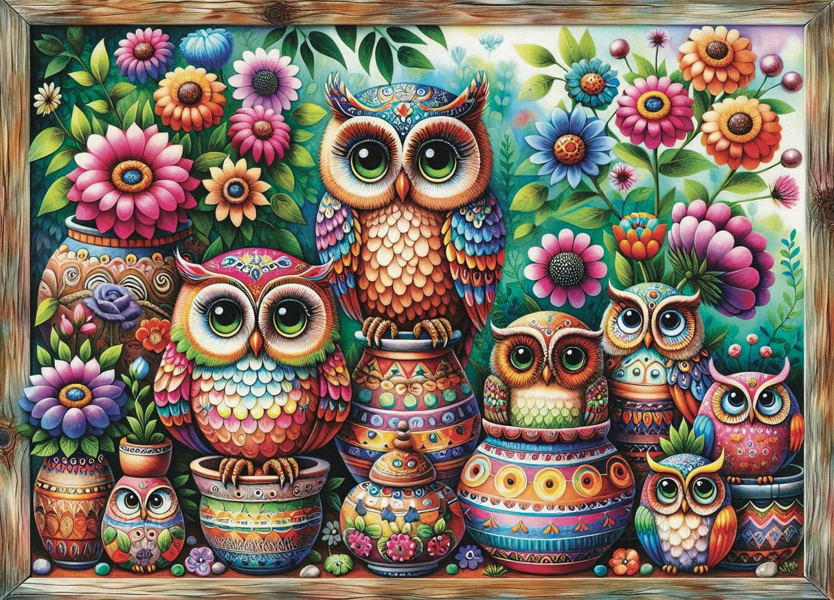 Owl Together Now 1000 Piece Jigsaw Puzzle by JaCaRou Puzzles - Jigsaw Puzzles - The Puzzle Center
