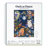 Owls At Dawn 1000 Piece Foil Jigsaw Puzzle | Galison - Jigsaw Puzzles - The Puzzle Center