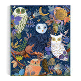 Owls At Dawn 1000 Piece Foil Jigsaw Puzzle | Galison