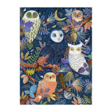 Owls At Dawn 1000 Piece Foil Jigsaw Puzzle | Galison