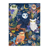 Owls At Dawn 1000 Piece Foil Jigsaw Puzzle | Galison