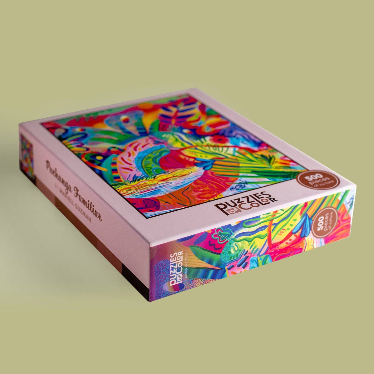 Pachanga Familiar 500 Piece Jigsaw Puzzle | Puzzles of Color - Jigsaw Puzzles - The Puzzle Center