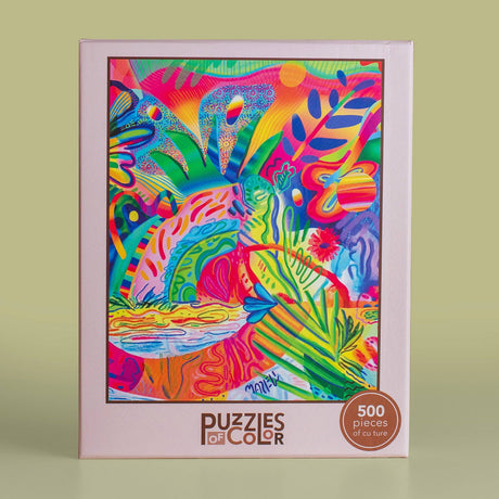 Pachanga Familiar 500 Piece Jigsaw Puzzle | Puzzles of Color - Jigsaw Puzzles - The Puzzle Center