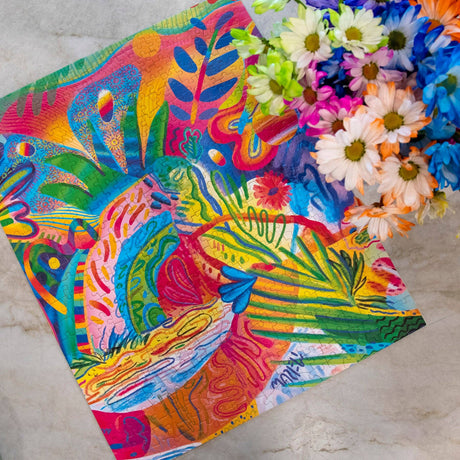 Pachanga Familiar 500 Piece Jigsaw Puzzle | Puzzles of Color - Jigsaw Puzzles - The Puzzle Center