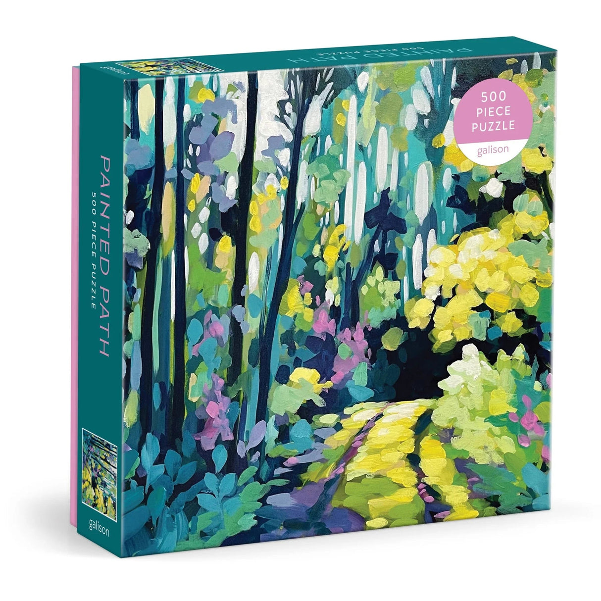 Painted Path 500 Piece Jigsaw Puzzle | Galison - Jigsaw Puzzles - The Puzzle Center