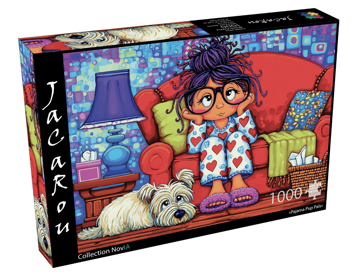 Pal Pup Pajamas 1000 Piece Jigsaw Puzzle | JaCaRou Puzzles - Jigsaw Puzzles - The Puzzle Center