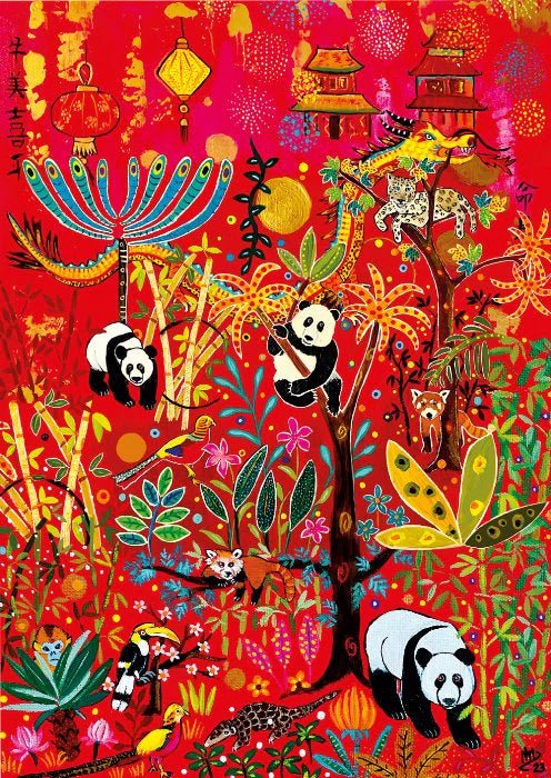 Pandas 1000 Piece Jigsaw Puzzle | Magnolia Puzzles - Magnolia - Jigsaw Puzzles - The Puzzle Center