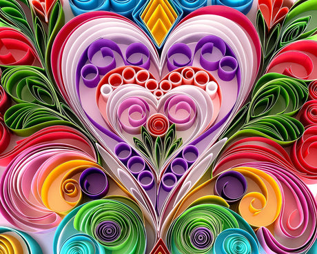 Paper Hearts 1000 Piece Jigsaw Puzzle | Springbok Puzzles - Springbok Puzzles - Jigsaw Puzzles - The Puzzle Center
