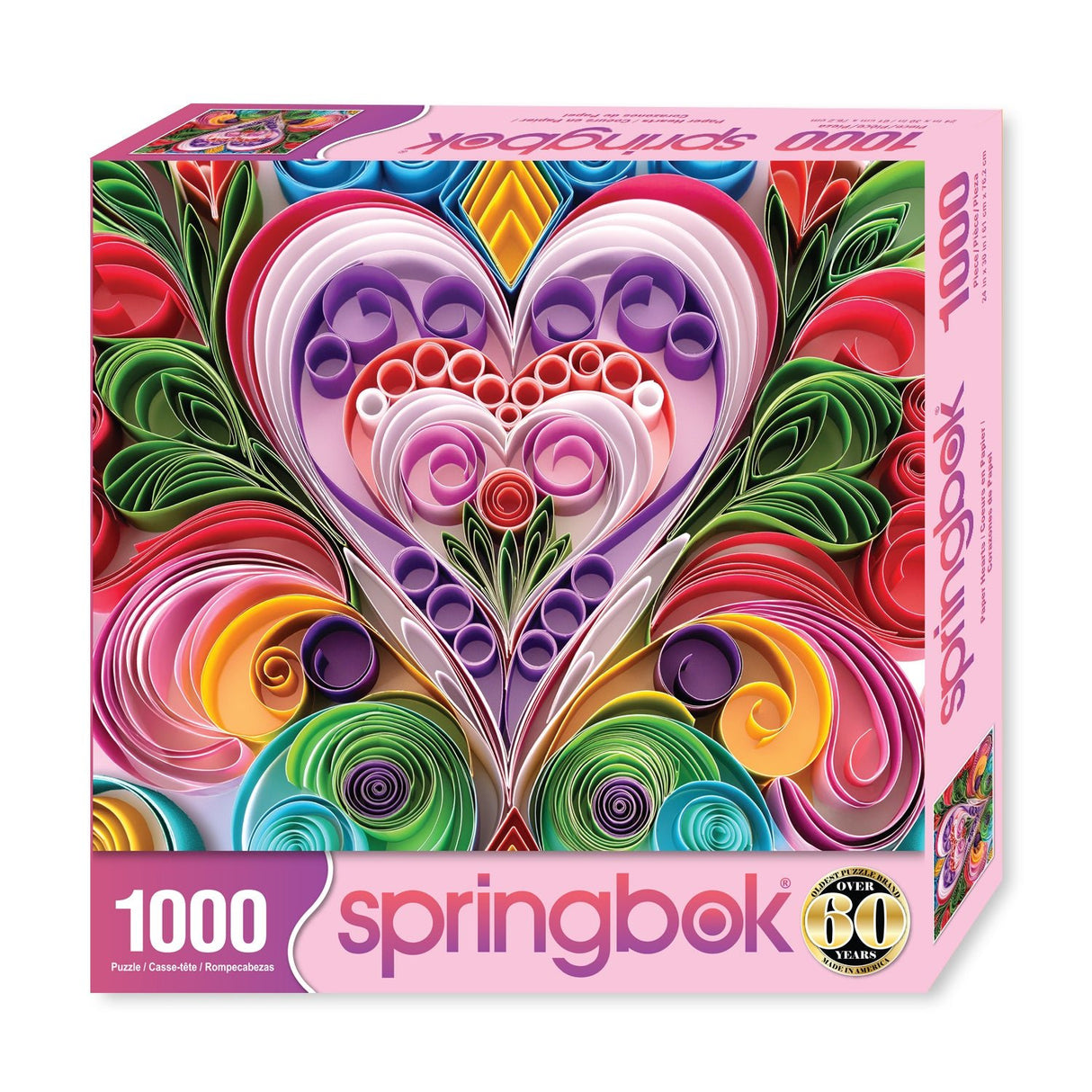 Paper Hearts 1000 Piece Jigsaw Puzzle | Springbok Puzzles - Springbok Puzzles - Jigsaw Puzzles - The Puzzle Center