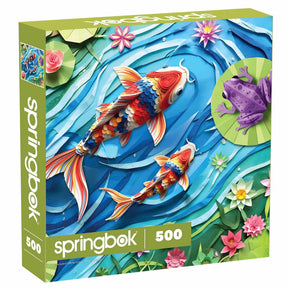 Paper Koi 500 Piece Jigsaw Puzzle | Springbok Puzzles - Jigsaw Puzzles - The Puzzle Center