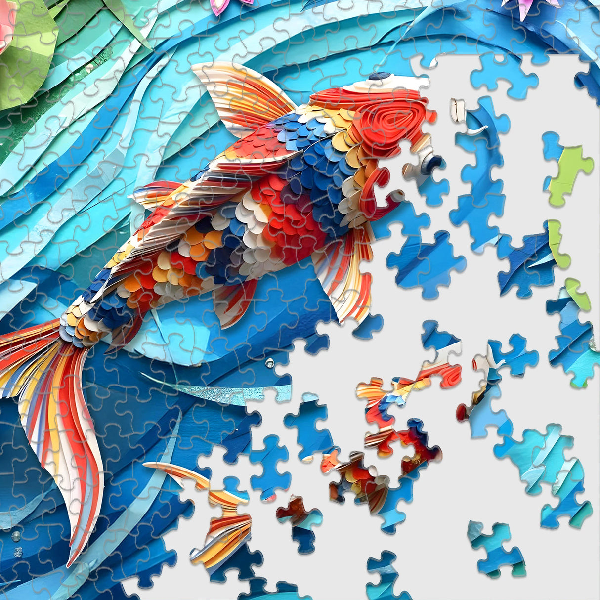 Paper Koi 500 Piece Jigsaw Puzzle | Springbok Puzzles