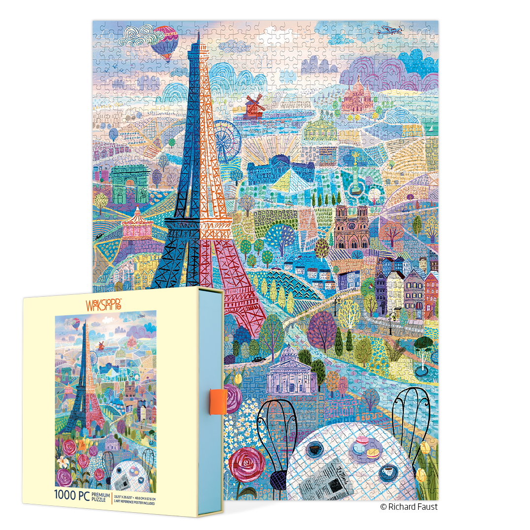Paris 1000 Piece Jigsaw Puzzle | WerkShoppe - Jigsaw Puzzles - The Puzzle Center