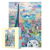 Paris 1000 Piece Jigsaw Puzzle | WerkShoppe - Jigsaw Puzzles - The Puzzle Center