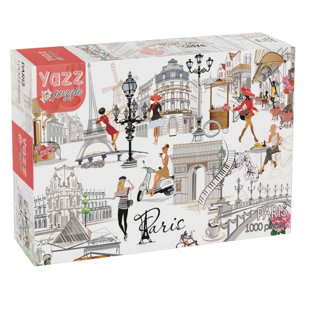 Paris 1000 Piece Jigsaw Puzzle | Yazz – The Puzzle Center