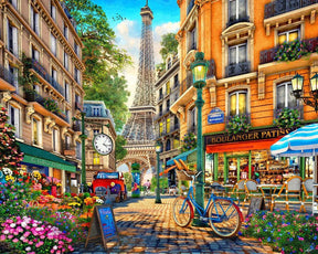 Paris Afternoon 1000 Piece Jigsaw Puzzle by Springbok Puzzles - A Stroll Through Paris - Springbok Puzzles - Jigsaw Puzzles - The Puzzle Center - 