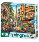 Paris Afternoon 1000 Piece Jigsaw Puzzle by Springbok Puzzles - A Stroll Through Paris - Springbok Puzzles - Jigsaw Puzzles - The Puzzle Center - 