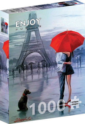 Paris for Two 1000 Piece Puzzle by Enjoy Puzzles - Enjoy Puzzles - Jigsaw Puzzles - The Puzzle Center