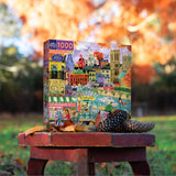 Paris in Autumn 1000 Piece Jigsaw Puzzle | eeBoo - Jigsaw Puzzles - The Puzzle Center