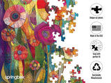 Patchwork Petals 500 Piece Jigsaw Puzzle | Springbok Puzzles