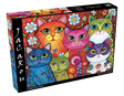 Patterned Purr Group 1000 Piece Jigsaw Puzzle | JaCaRou Puzzles - Jigsaw Puzzles - The Puzzle Center