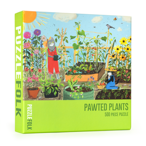 Pawted Plants 500 Piece Jigsaw Puzzle | Puzzlefolk - Jigsaw Puzzles - The Puzzle Center
