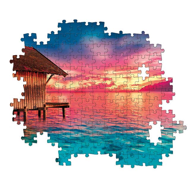 Peace Puzzle - The Ocean 500 Piece Puzzle by Clementoni – Sunset