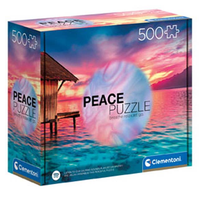 Peace Puzzle - The Ocean 500 Piece Puzzle by Clementoni – Sunset