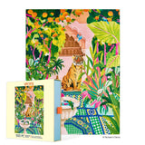 Peaceful Oasis and Tiger 500 Piece Jigsaw Puzzle | WerkShoppe - Jigsaw Puzzles - The Puzzle Center